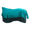 Couverture highneck HKM Glasgow 1200D 100g - Pétrol / noir