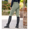 Legging d'équitation thermique ELT Rica en polaire bouclette enfant - Sauge