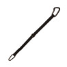 Longe de van et attache croisée détachable avec mousqueton aluminium Grooming Deluxe by Kentucky - Noir