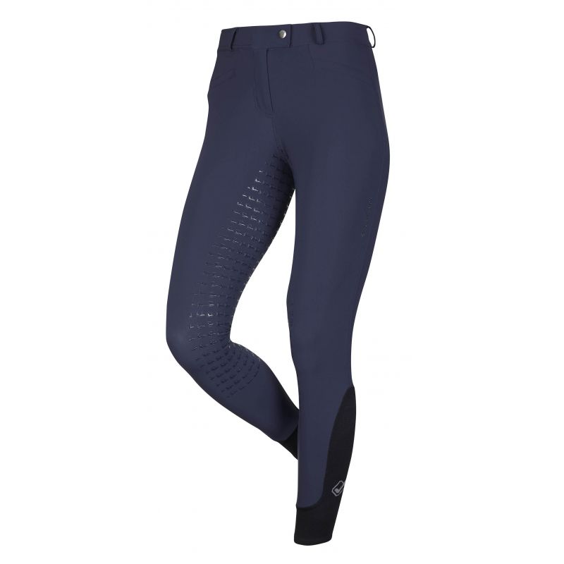 PFIFF 102290 Pantalon D'Équitation Femme Thea - Fond Cuir Synthétique