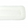 PAD SELLETTE POLAIRE 100 x 17 CM - Blanc