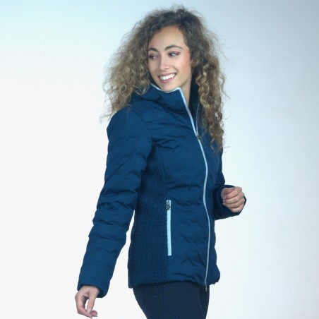 ladies navy down jacket