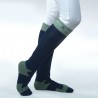 Chaussettes Flags & Cup mixte Emo - Marine / vert de Gris