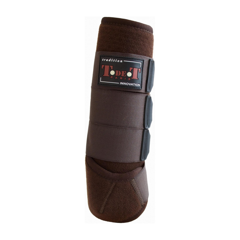 Guêtres Rigides Avant Cheval En Néoprène - Coque Anti-chocs, Protection Cheville, Fermeture Velcro - 8