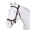 Bridon en cuir Acavallo Allegoria - Marron foncé