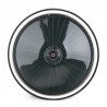 ROUE DE SULKY 28" FLASQUES PVC - Transparent