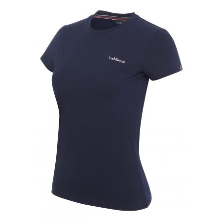 T-shirt LeMieux Elite femme Bleu marine
