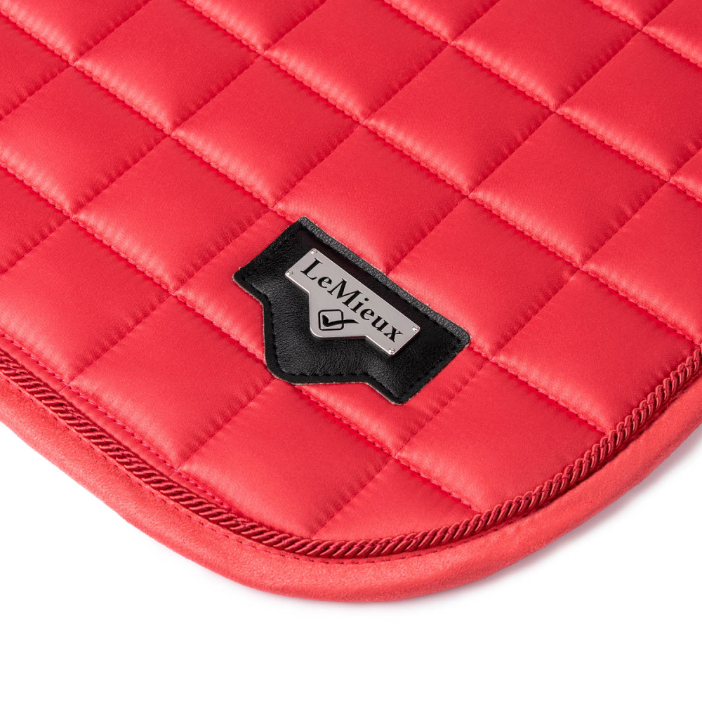 Lemieux Loire Memory Satin Dressage Square Mulberry Saddle Pad, Unisex-Adulte, Large