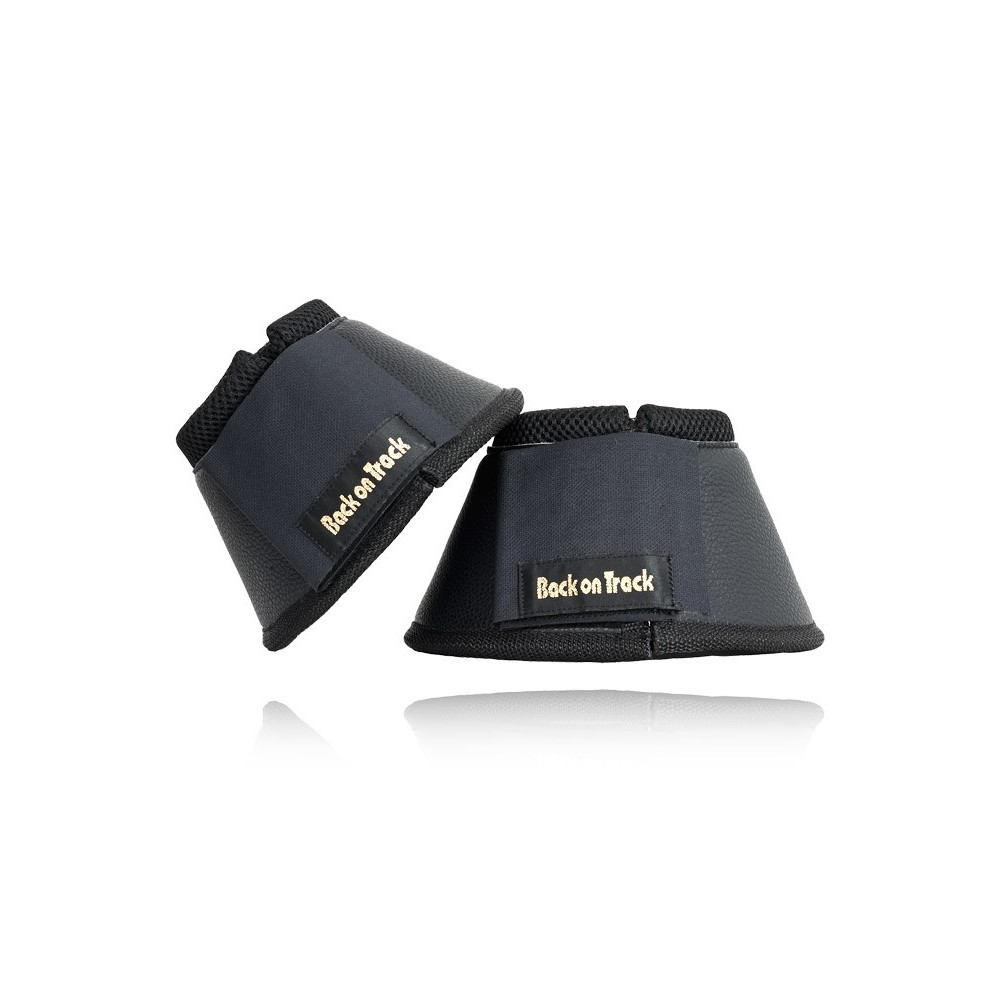 2 Cloches De Protection Kerbl Pour Cheval - Caoutchouc Souple - Taille Cob Noir M - Antérieurs/postérieurs
