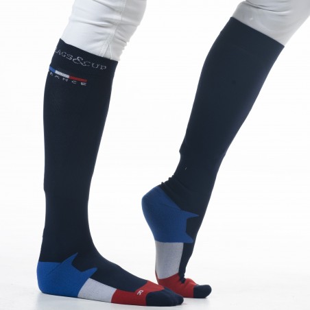 Chaussettes France Limited Edition Flags & Cup Bleu marine
