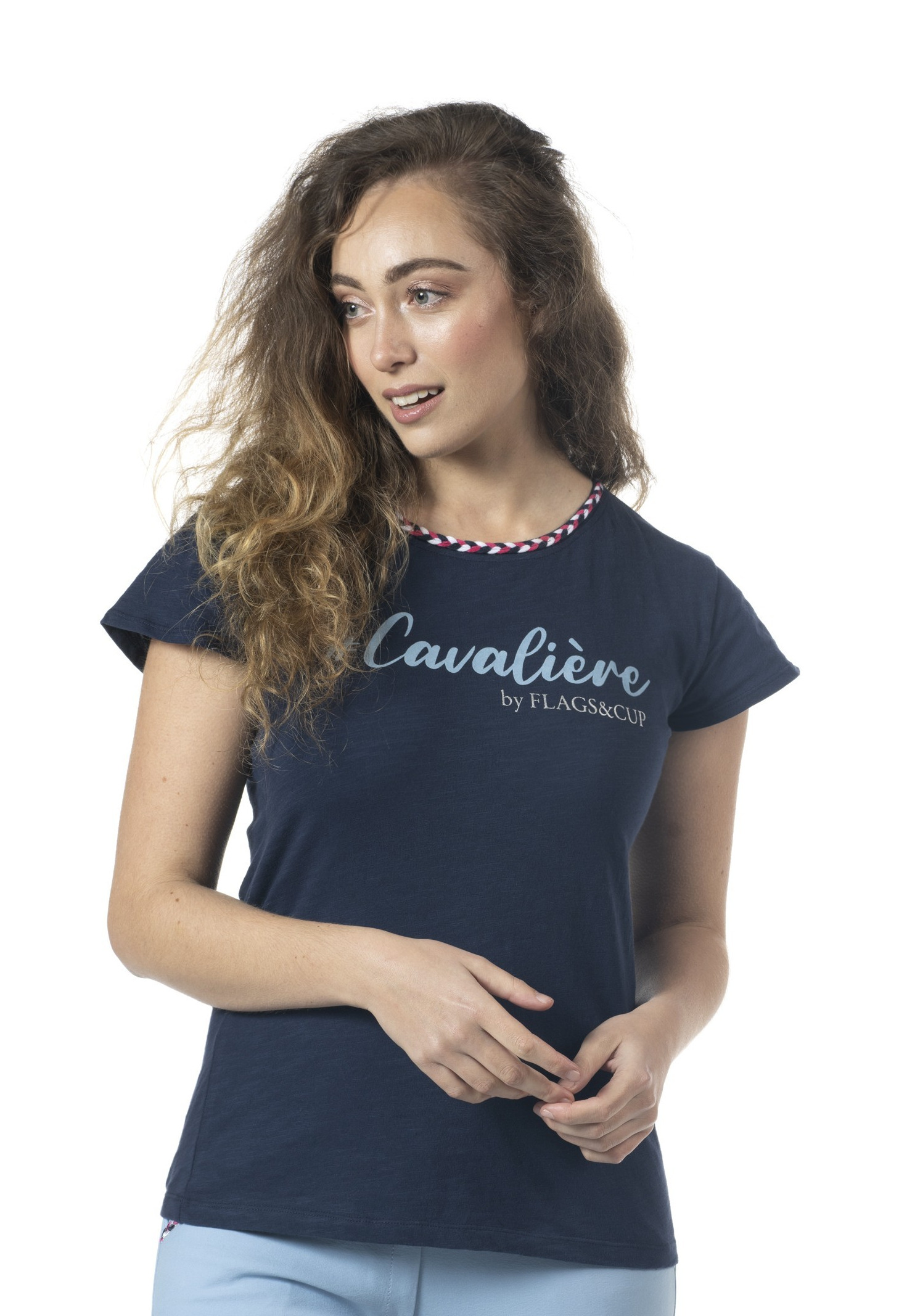 T-shirt enfant Goya Flags & Cup Bleu marine