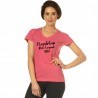 T-shirt femme Rafaela Flags & Cup - Fuchsia