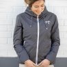 Veste Pénélope Leccito Gris Veste Pénélope Leccito Gris