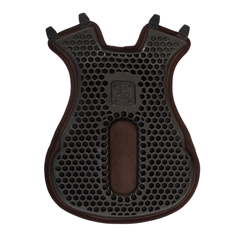 Couvre-selle Western En Gel Avec Dri-Lex - Modèle ORTHO PUBIS Pour Soulager La Pression Pubis, Couleur Brun