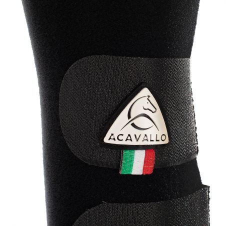 Protège Queue Acavallo Gel avec Velcro Noir
