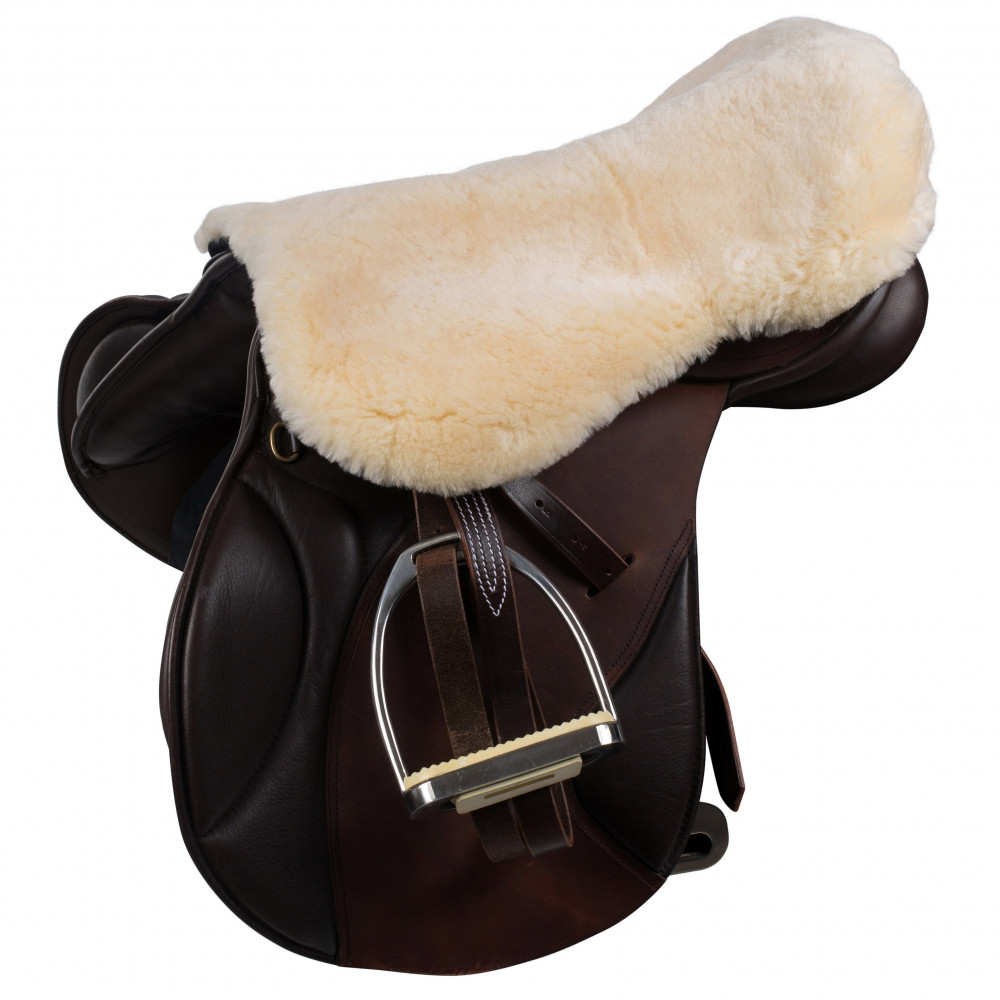 Coussinet De Selle D'équitation Western En Laine De Nouvelle-Zélande, Qualité Haute, Dimensions 34*42 Pouces