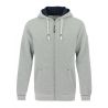 Sweat zippé Equithème Nicolas - Gris chiné