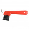 Cure-pied avec brosse Horze - Rouge