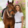 Polo de concours LeMieux Olivia manches courtes - Blanc