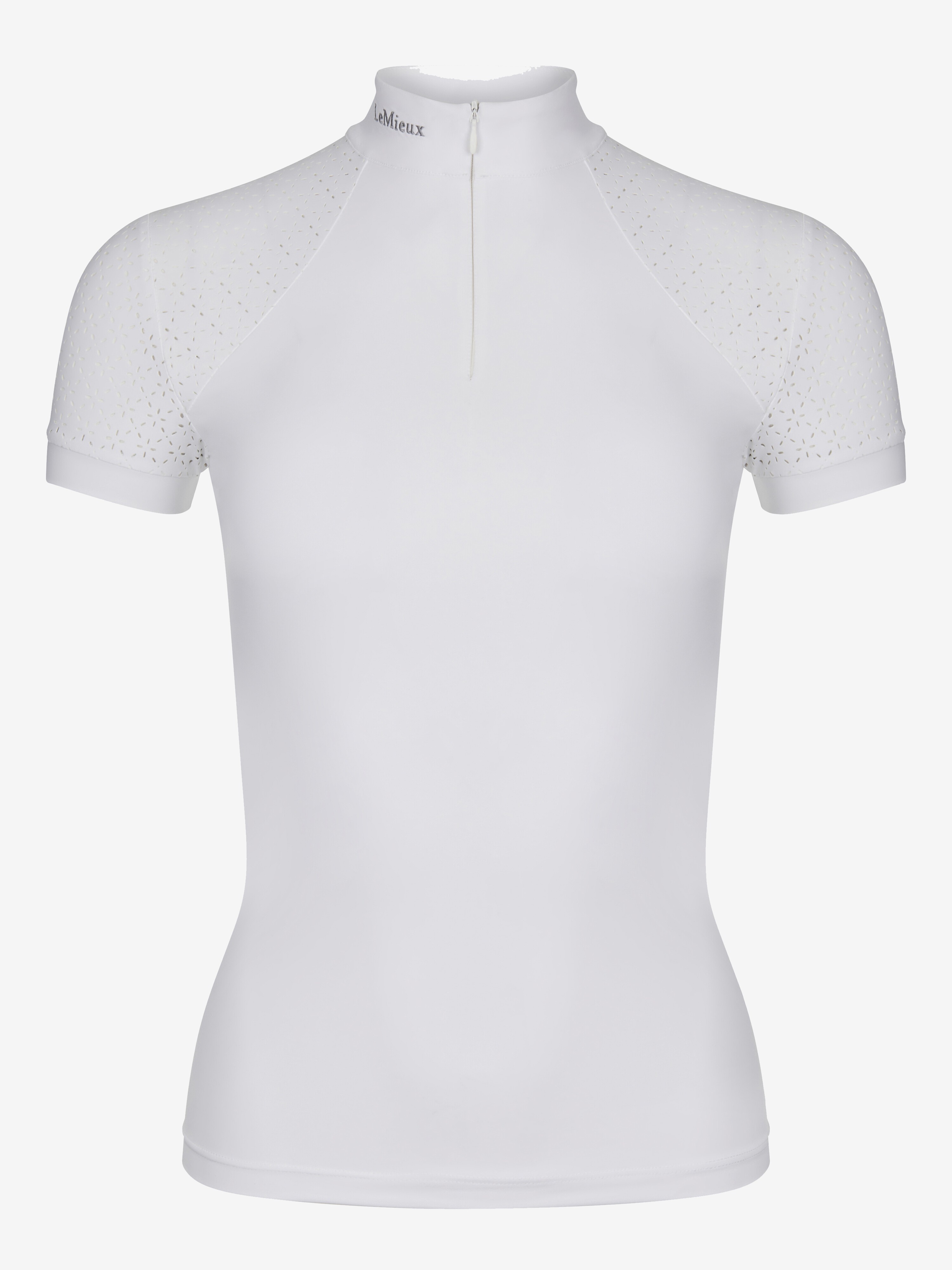 Polo de concours LeMieux Olivia manches courtes Blanc Polo de concours LeMieux Olivia manches courtes Blanc