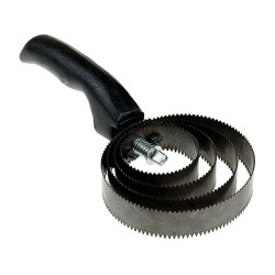 Étrille Métallique Ronde HORZE - Brosse Toilettage Cheval Double Face Noir