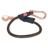 Longe d'attache Imperial Riding élastique pour camion 60 cm - Noisette