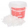 Elastiques à criniére silicone Imperial Riding Profi-Box 400gr - Blanc