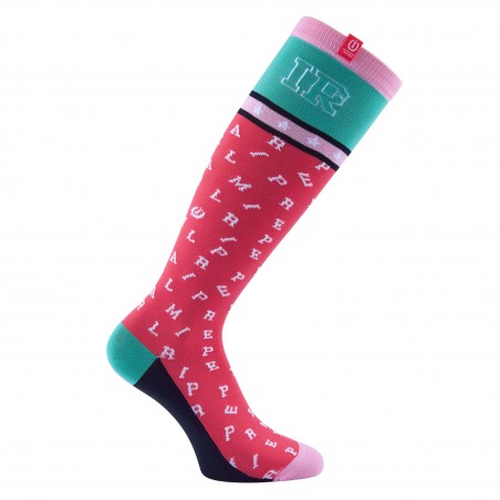 Chaussettes Imperial Riding Puzzle Diva rose