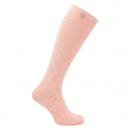 Chaussettes Imperial Riding Dusty Star Velvet Rose chic