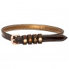Lanières d'éperons en cuir Imperial Riding Pardouz - Marron / bronze