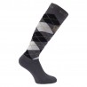 Chaussettes Argyle HV Polo - Charbon / noir / taupe