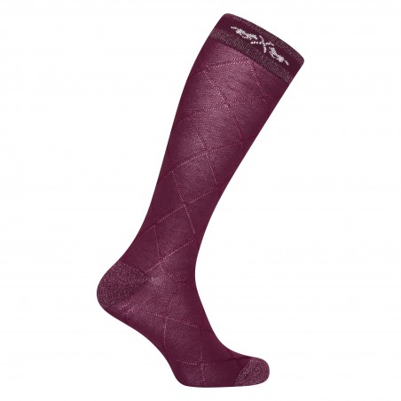 Chaussettes HV Polo Louise Dark berry