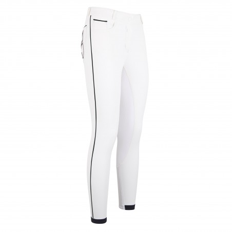 Pantalon d'équitation Euro-Star Indigo Diamond FullGrip Euro-Star sential Blanc