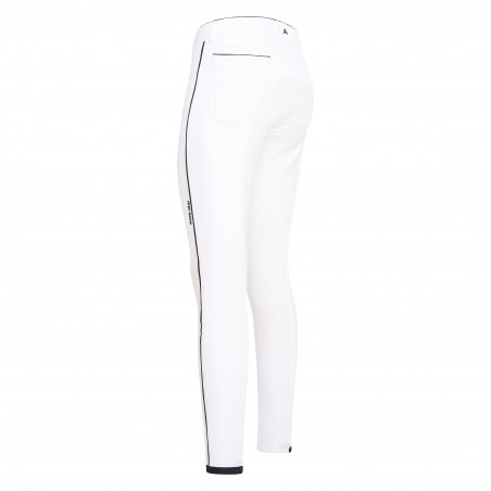 Pantalon d'equitation Euro-Star Indigo Diamond Full Blanc