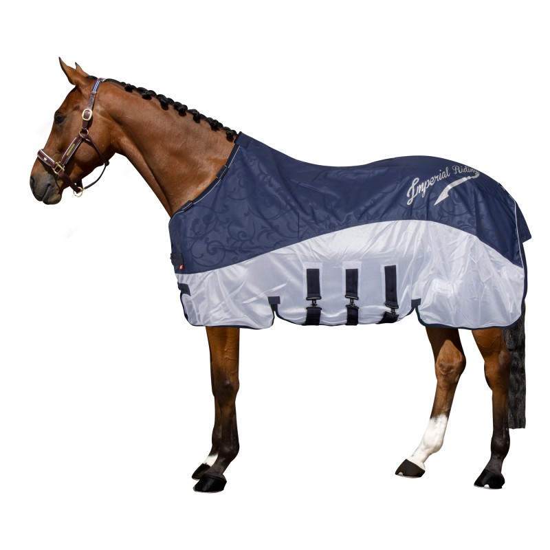Couverture Anti-mouches Pour Cheval HKM, Modèle Lyon, Neuve, Taille 115