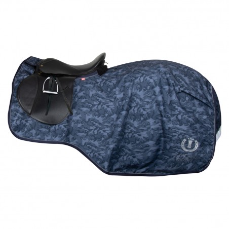 Couvre reins Imperial Riding Super-dry Hide & Ride Bleu marine