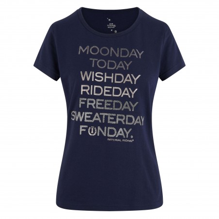 T-shirt Imperial Riding Moonday Bleu marine