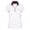 Polo Tech Imperial Riding Ruby - Blanc