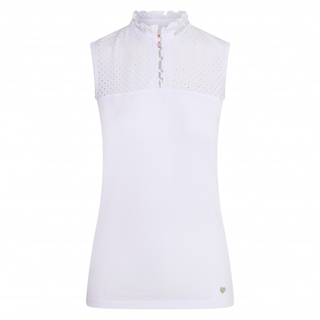 Polo sans manches Imperial Riding Camee Blanc