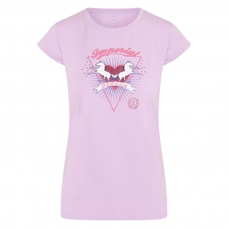 T-shirt Imperial Riding Glam Bloom d'orchidée