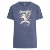 T-shirt Imperial Riding Blossom - Bleu marine