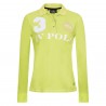 Polo Favouritas EQ manches longues HV Polo - Lime
