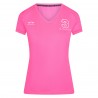 T-shirt Favouritas Tech manche courte HV Polo - Neon fuchsia