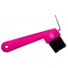 Cure-pied avec brosse Imperial Riding - Rose néon