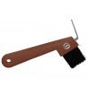 Cure-pied avec brosse Imperial Riding - Noisette