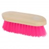 Imperial Riding Dandy brosse nylon dure avec dos bois verni - Rose néon