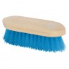 Imperial Riding Dandy brosse nylon dure avec dos bois verni - Blue Breeze