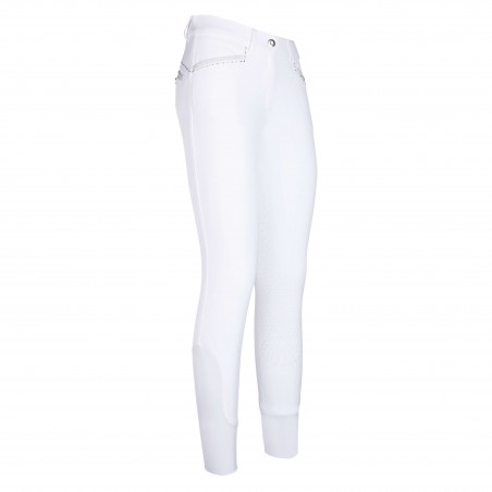 Pantalon d'equitation Euro-Star Carice KneeGrip Blanc