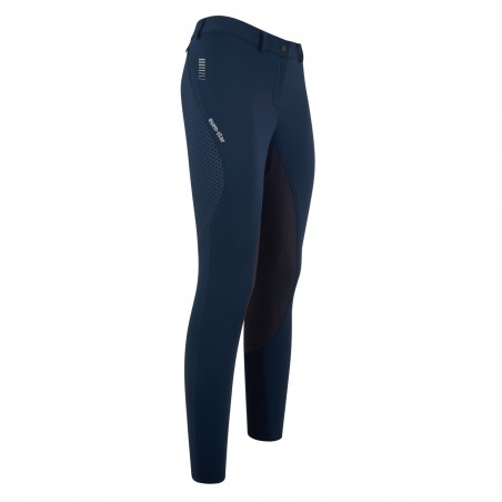 Pantalon d'equitation Euro-Star Breeze FullGrip Premium femm Bleu marine