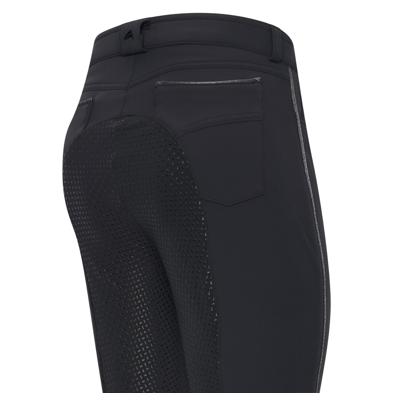 Pantalon d'équitation Euro-Star Indigo Diam. Softshell FullGrip Noir